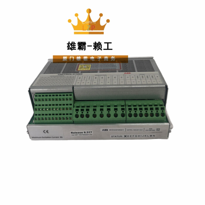 UNITROL 1005-0011 间接励磁系统 ABB订货号 ECO 3BHE043576R0011