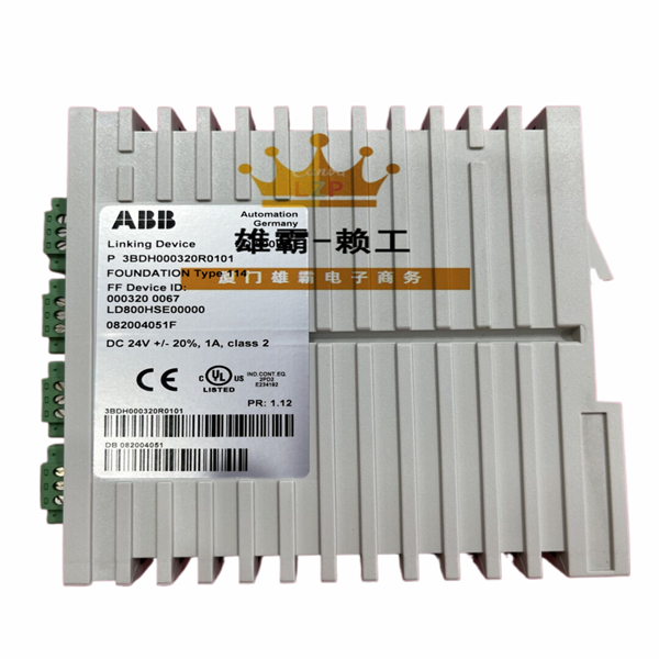 3BDH000320R0101 ABB模块嵌入式励磁卡件