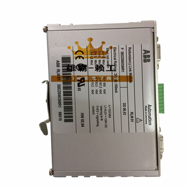 ABB 3BDZ000398R1 数字量输出模块以太网控制器模块